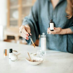 Atelier de fabrication de soins de la peau